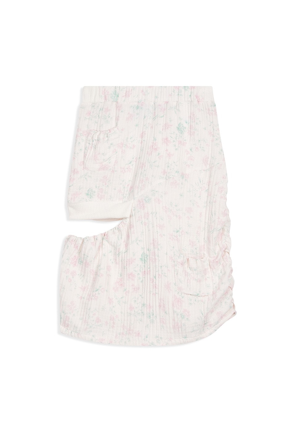 【OPEN Yy】 26SS FLORAL BLANKIE CUTOUT SKIRT : MULTI