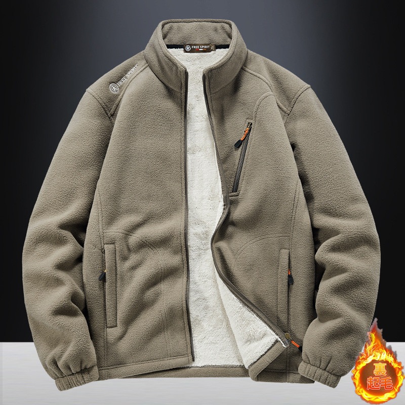 ジャケット メンズ ウインドブレーカー ボア裏地 防寒コート 防風 アウトドアジャケット 防寒着 ビジネス ブルゾン アウター 軽量 大きい 春秋冬服 6,528円