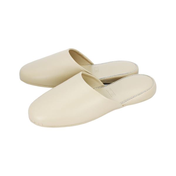 オクムラ アニリンレザースリッパ ベージュ 6足組 7,308円