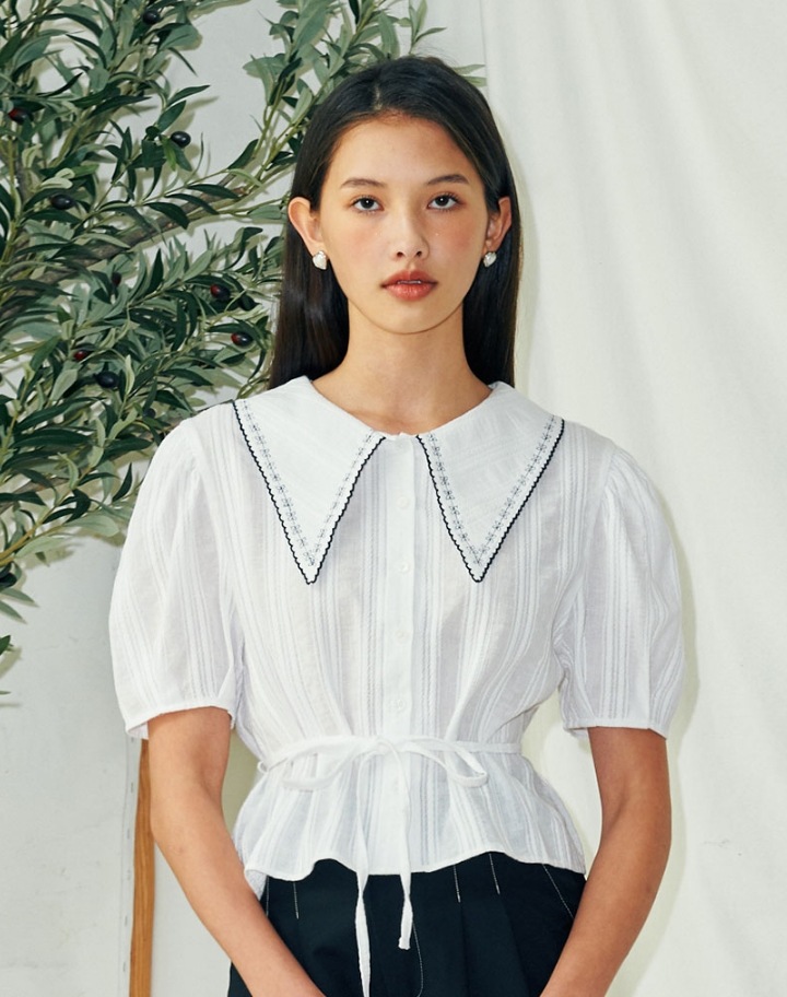 ALICE PUFF BLOUSE_WHITE
