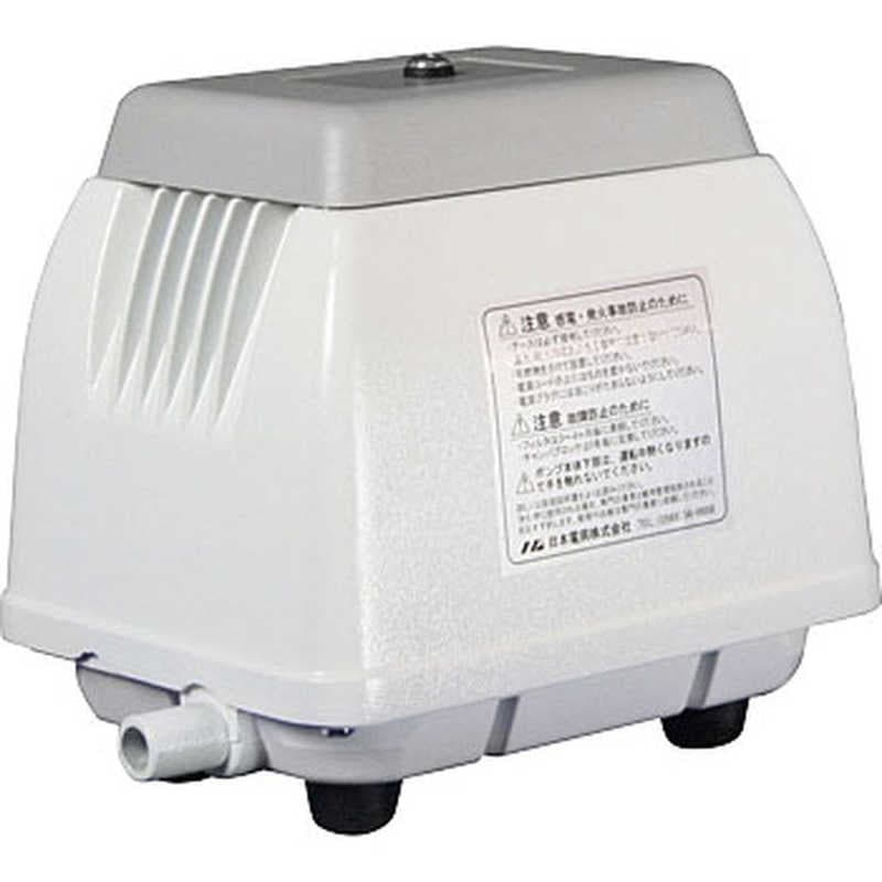日本電興　電磁式エアーポンプ 30L 単独槽 吐出専用タイプ 付属品 L型ホース1本・I型ホース1本・ホースバンド2個 1台　NIP-30L