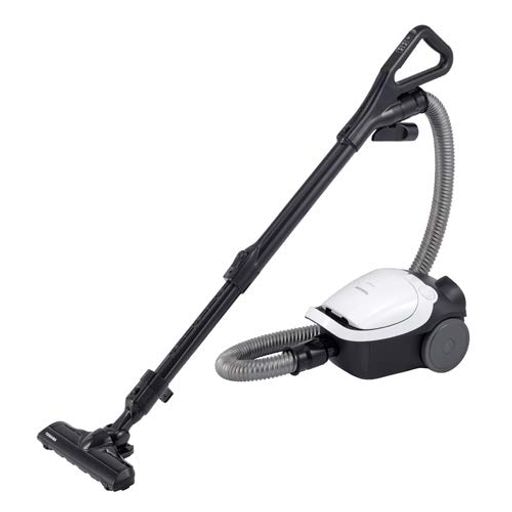 掃除機 紙パック式 キャニスター型クリーナー コード式 軽量コンパクト VC-PH65A-W ホワイト