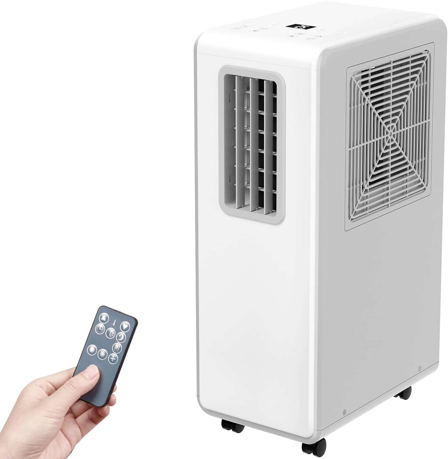 【工事不要】 スポットクーラー 家庭用 ポータブルクーラー 冷風 送風 除湿 15L/日 衣類乾燥 スイング タイマー機能 キャスター付 おやすみモード リモコン付 移動式 スポットエアコン