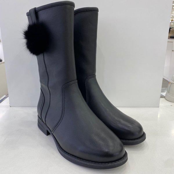 女性セミカジュアルハーフブーツ YADWBG626BK HSPZ3A GN