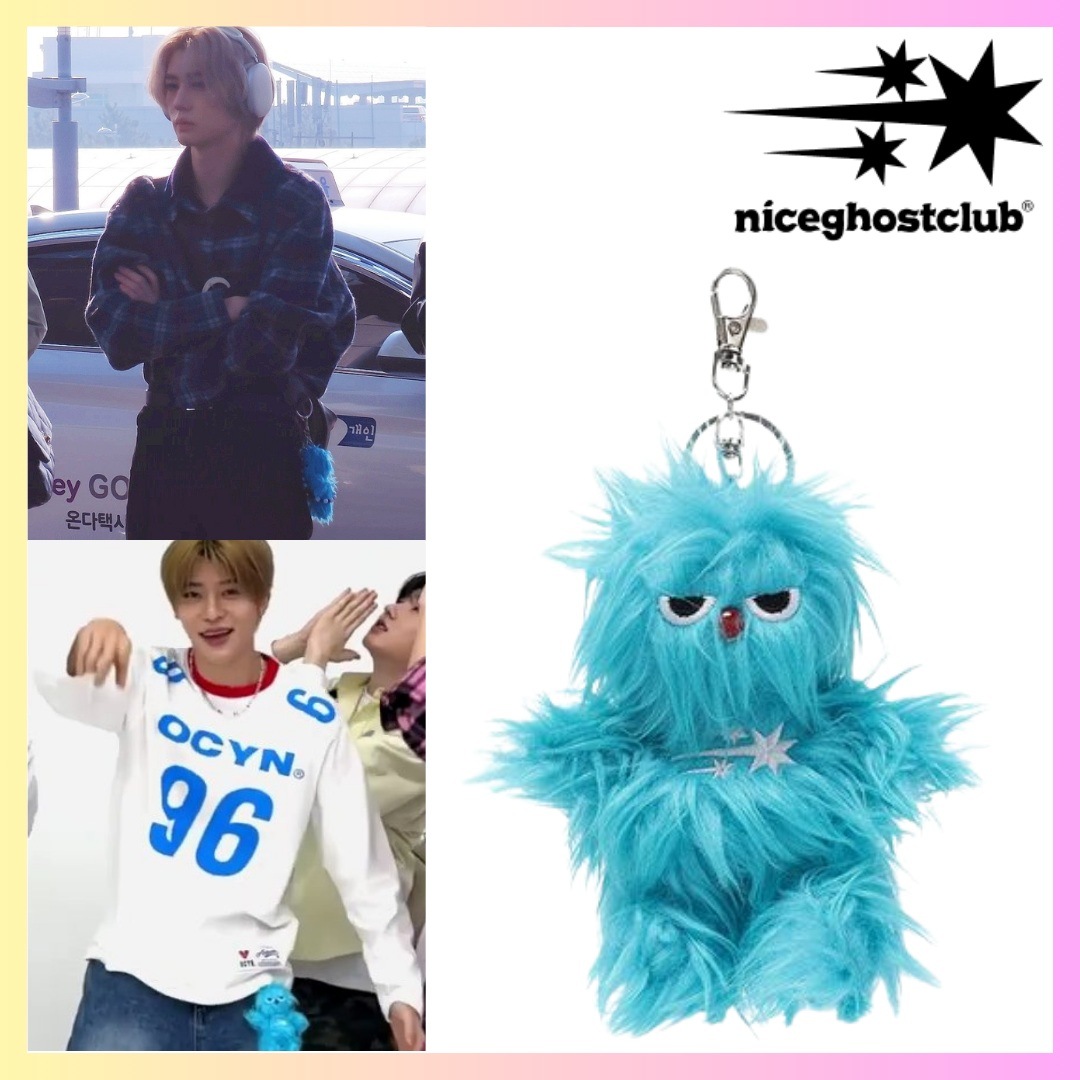 [ボネクドイハン/ NCT WISHシオン/ CRAVITY ウォンジン 着用] BLUE BOY KEY RING_BLUE + FREE OMAKE キーリング キーホルダー 韓国ファッション