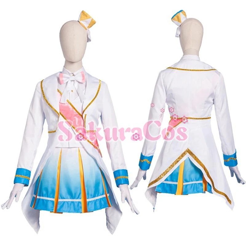 最安値挑戦 ラブライブ! スクスタ 虹ヶ咲学園スクールアイドル同好会 ニジガク 虹色Passions！ 上原 歩夢 うえはら あゆむ コスプレ衣装