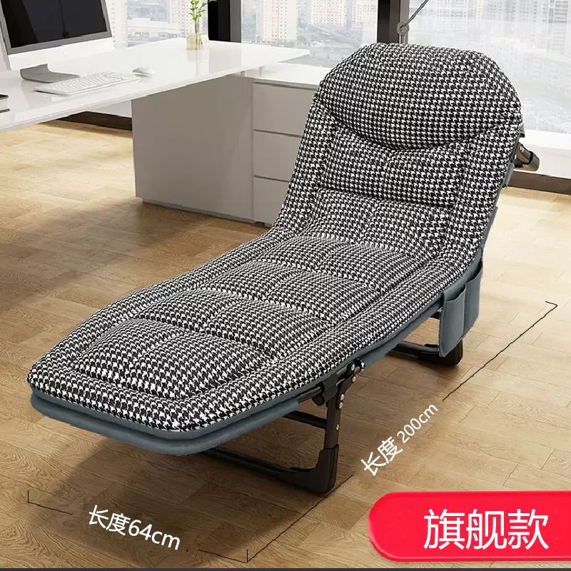 昼休み折りたたみベッドオフィスシングルリクライニングマジックシンプルポータブル病院付き添いベッド3月昼寝ベッド