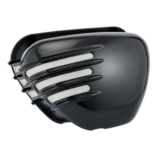 サイドカバー リブ グロスブラック T100 17-24 Street Twin/Speed Twin 900 16-24 MTE140