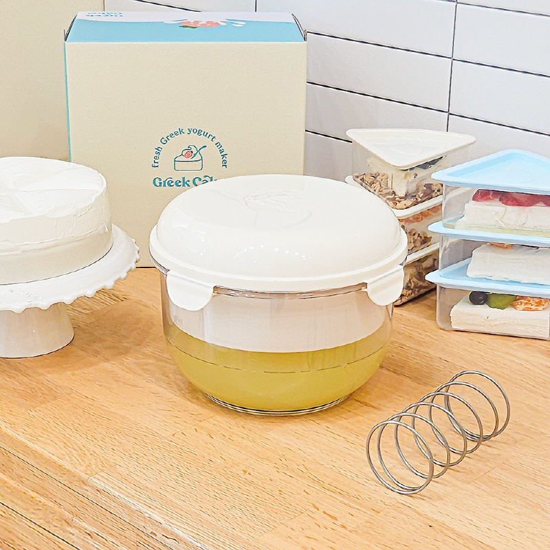 Greek Cake ギリシャヨーグルトメーカー2.45L 大容量 / 手軽なギリシャヨーグルト製造 / ホームメイドギリシャヨーグルト 4,455円