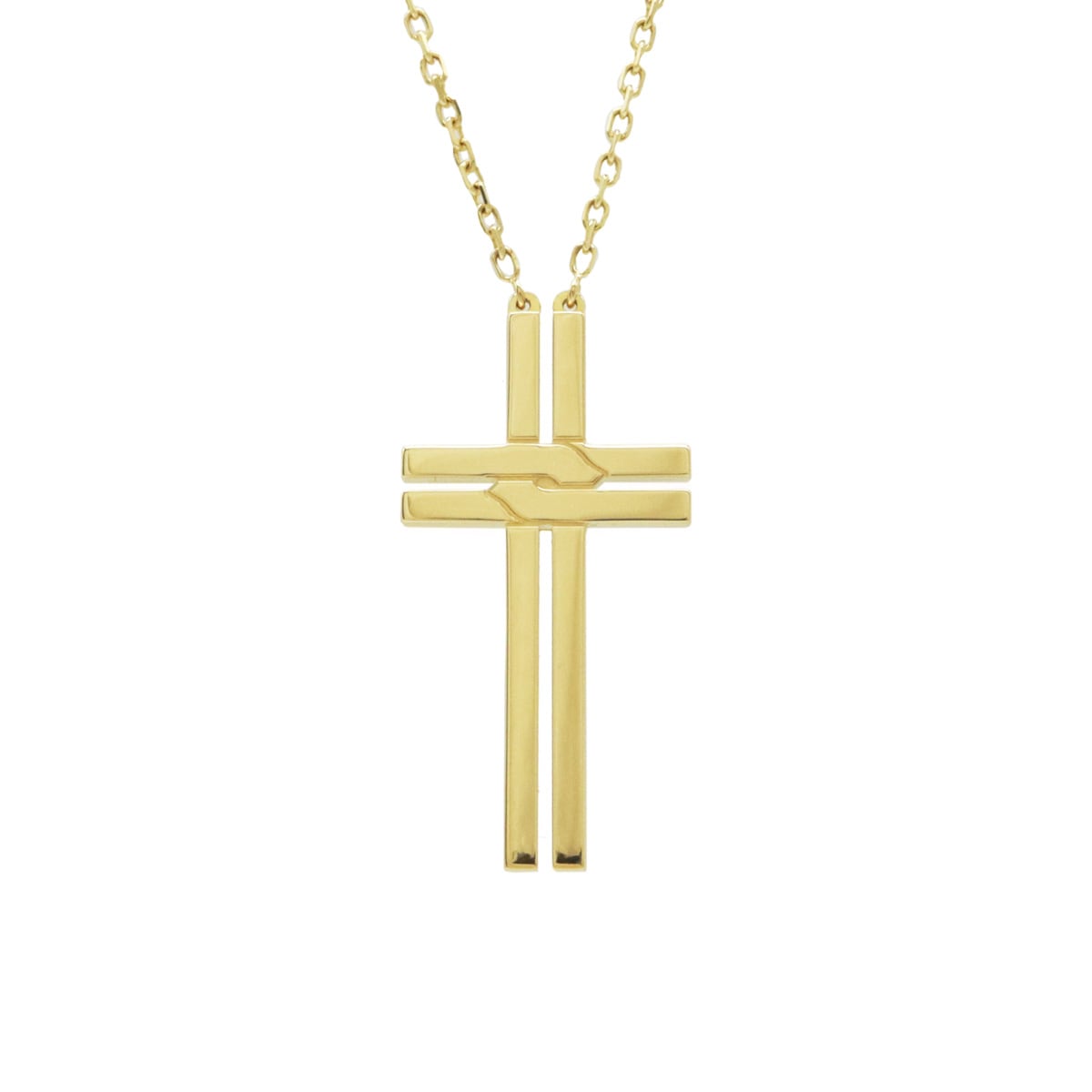 クロスモチーフ ネックレス ペンダント K18YG イエローゴール 108,900円