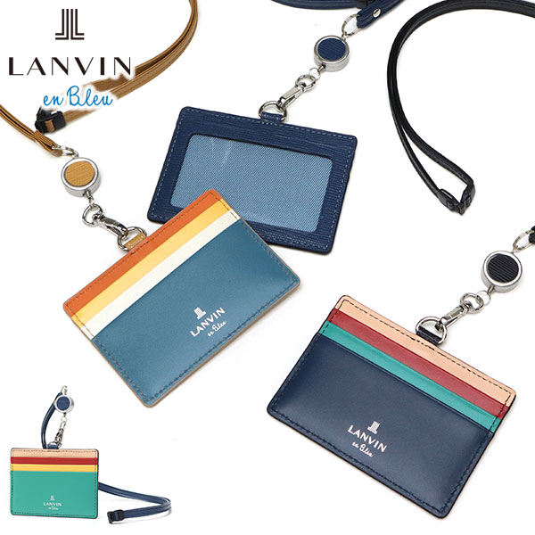 IDケース メンズ 本革 IDカードホルダー IDカードケース ブランド レザー 牛革 革 ネックストラップ リール付き おしゃれ 軽量 カード スタンパ 522606