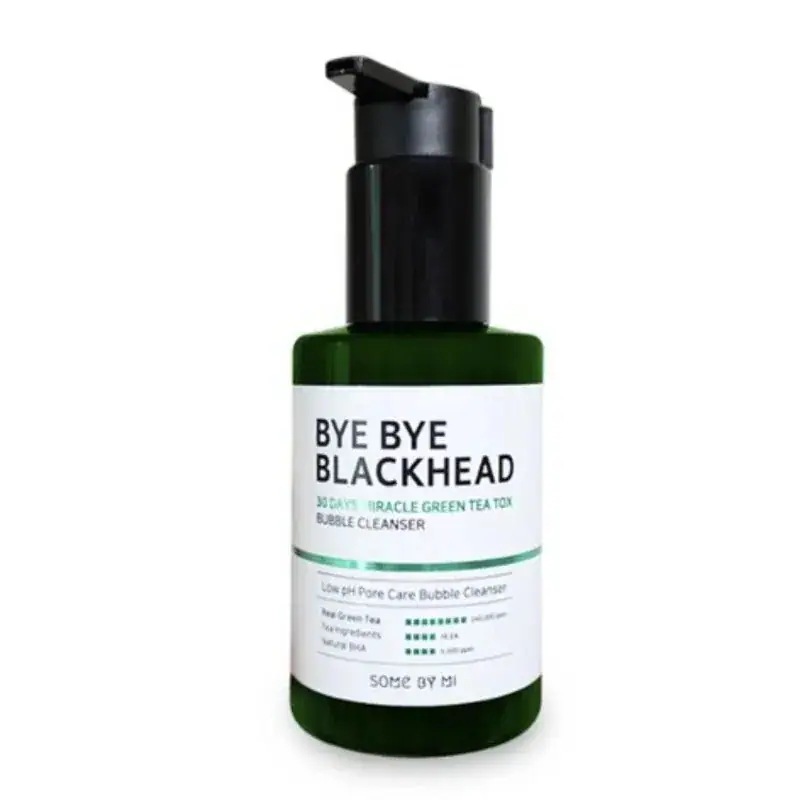 バイバイブラックヘッド30デイズミラクルグリーンティートックスバブルクレンザー, 120g