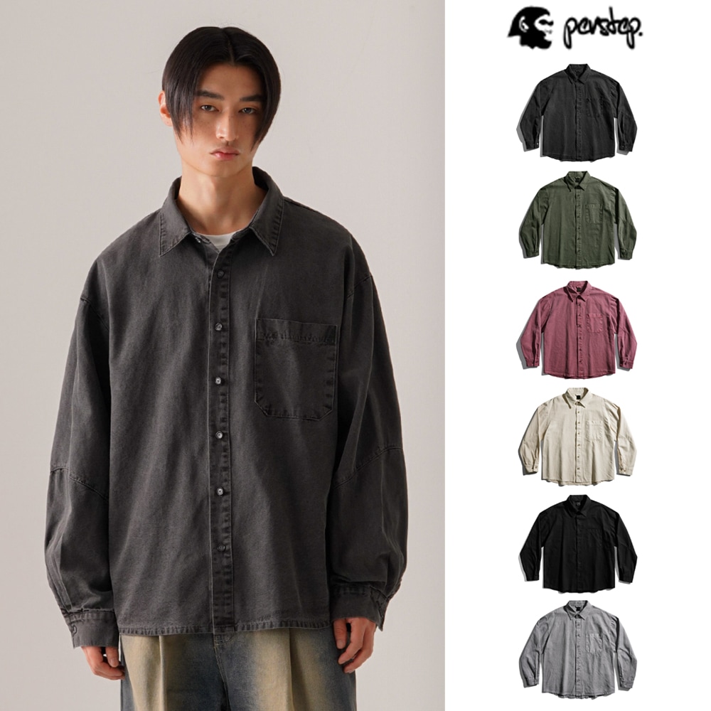 [PERSTEP] Ruffian Pigment Shirt