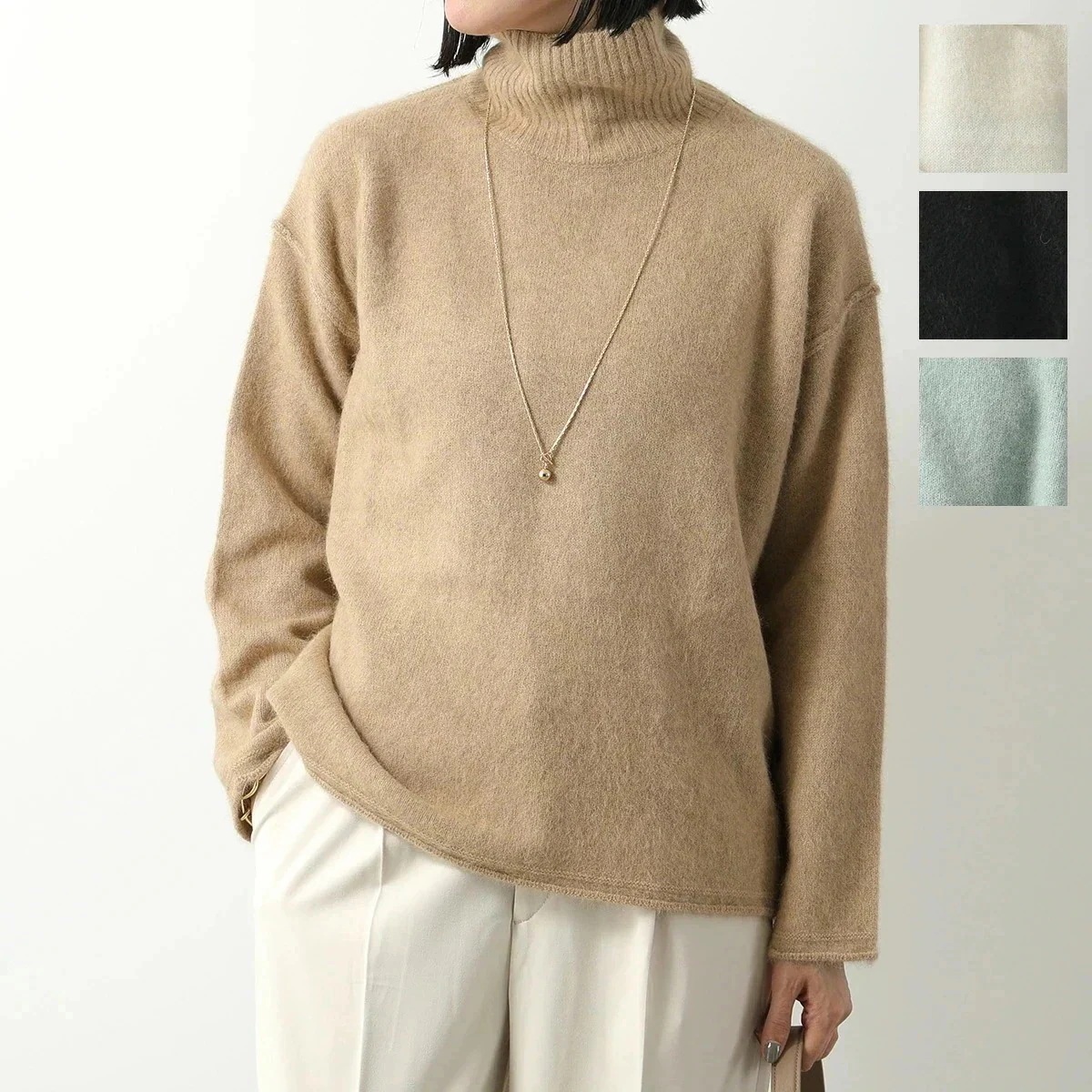 C.T.plage シーティー・プラージュ セーター CT24109 レディース ニット 長袖 タートルネック ナイロン混ウール カラー4色