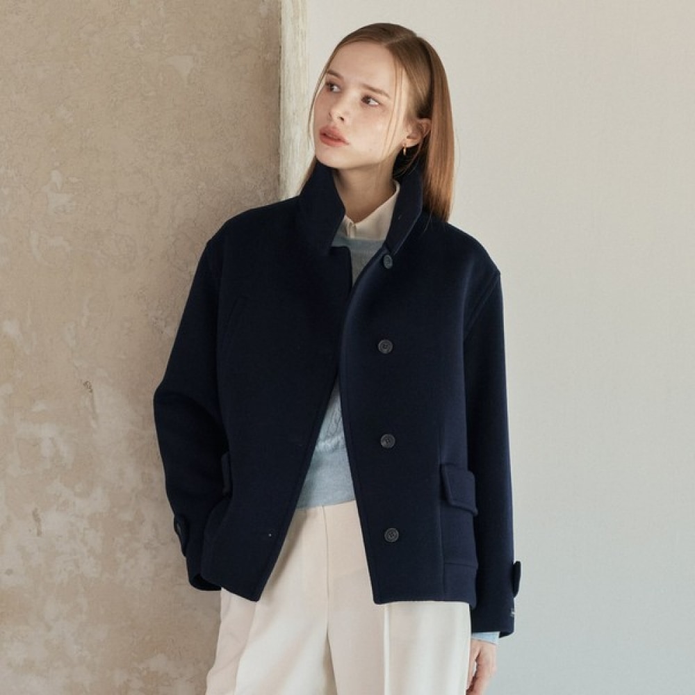 (リアーナニューヨーク) カシミアメリノウールハイネックジャケット RRJWJK050_