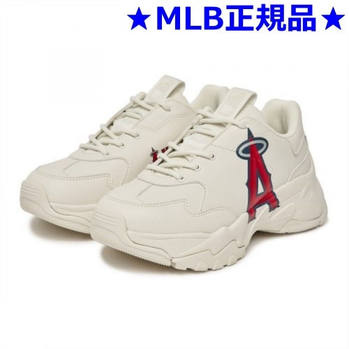 MLB公式正規品 BigBall Chunky A LAA (Ivory) 韓国 スニーカー チョンキー チャンキー