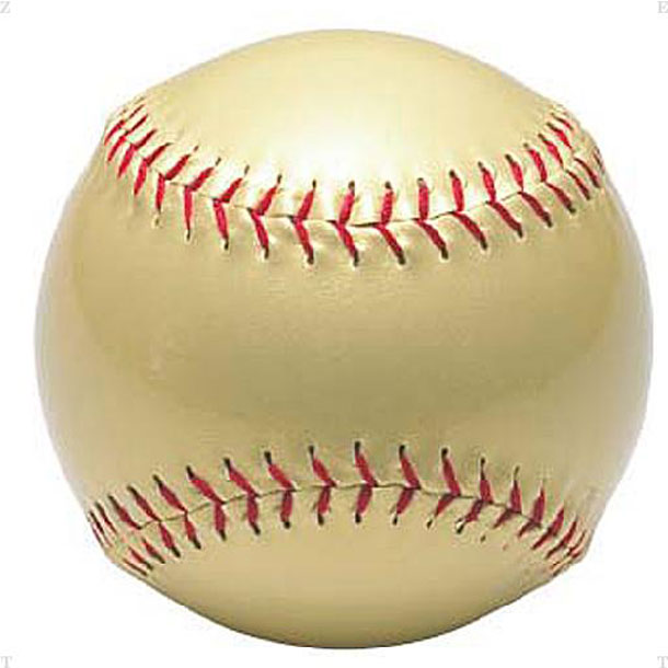 ゴールドサインボール17cm 野球 ソフトグッズ (BB7827)