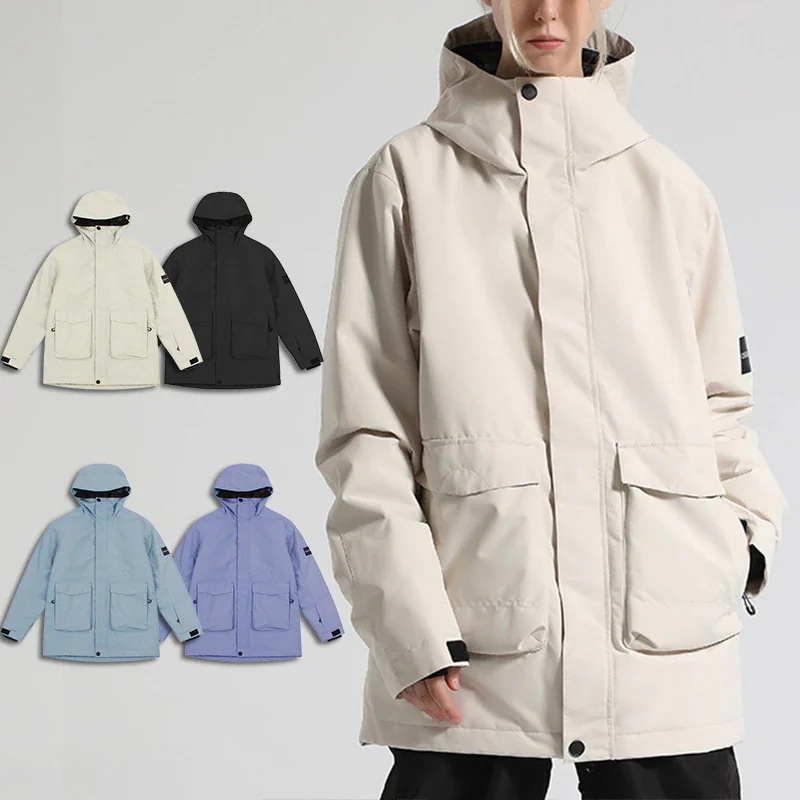 【急速出荷!】スノーボードウェア スノボウェア スキーウェア ジャケット アウター パーカー 男女兼用 メンズ レディース スノーボード ウェア 防風 防水 防寒着 A107