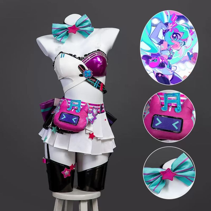 ニャース走れ連動初音ミクcos服musedash初音ミクアニメゲームコスプレ衣装 5,571円