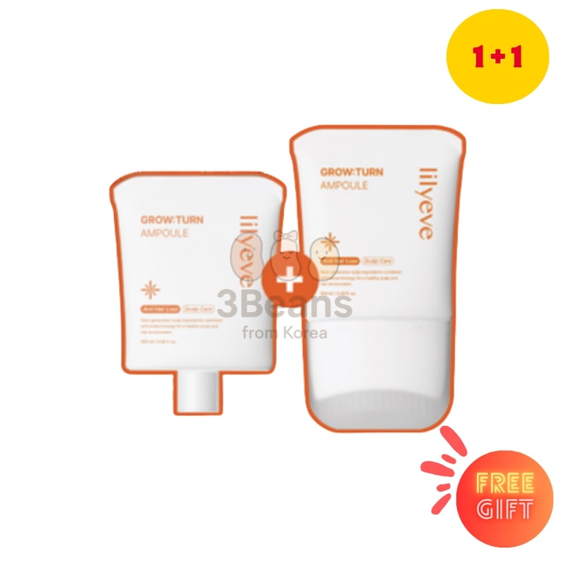 [頭皮の自信] グロウターン 薄毛アンプル 100mL+100mL/頭皮保湿, 頭皮マッサージ,女性薄毛,エクソソームアンプル, 頭皮管理,頭皮保湿, 毛根強化,Kビューティー, 韓国化粧品,薄毛集中