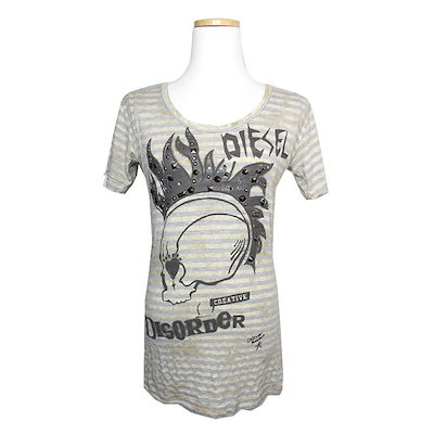 Pre-Owned スタッズストライプTシャツ 44, 55 117900089 [U] 28,962円
