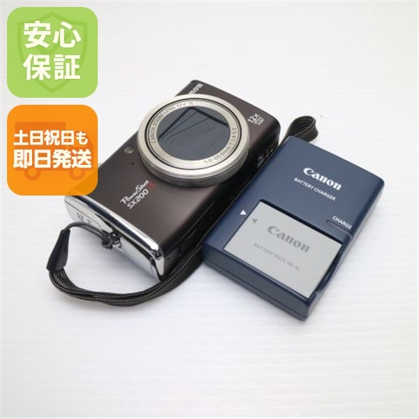 超美品 PowerShot SX200 IS ブラック Canon デジカメ 78