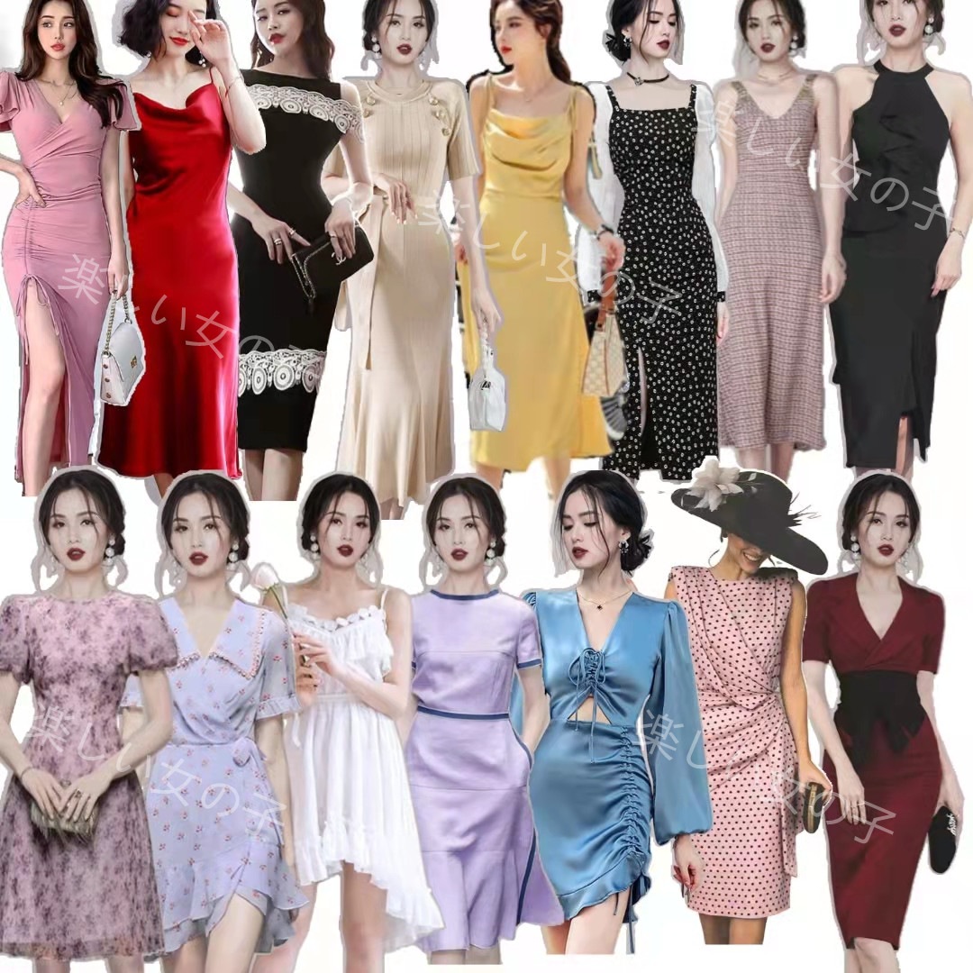 22春服新型更新ワンピースドレス韓国ファッションol正式な場合礼装ドレス Chrysalisventures