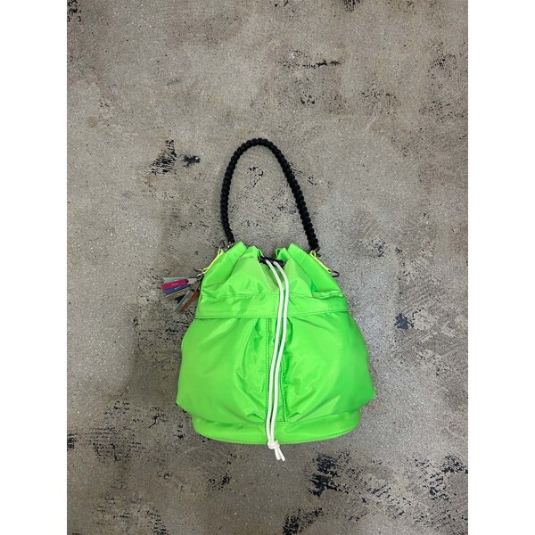 cheek kinchaku code 2way tote C23003-63 グリーン 2WAYバッグ