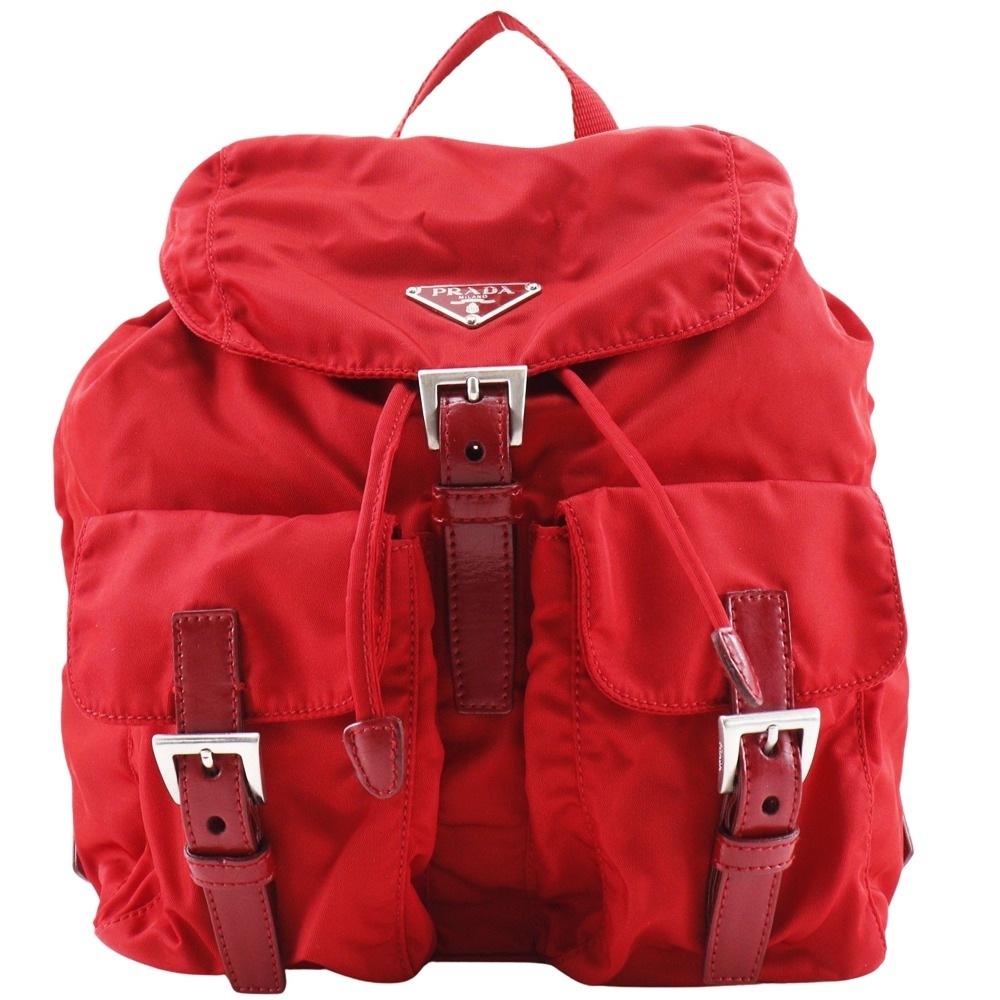 VERA SPORT BZ6677 リュック・デイパック ナイロン ROSSO 赤 レディース 中古品