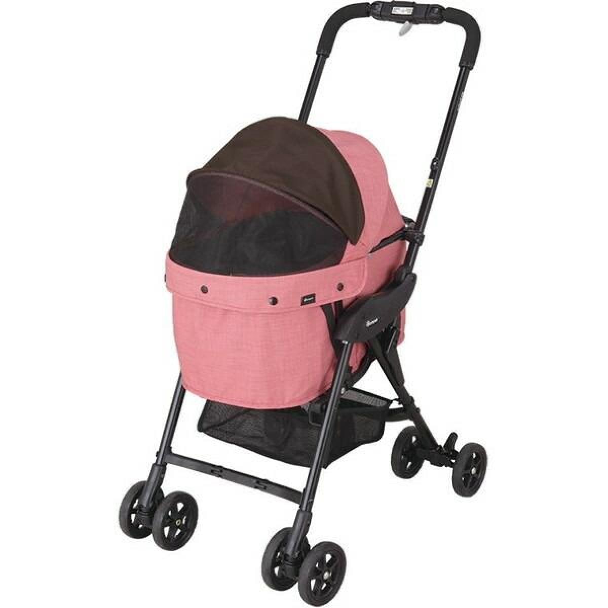Compet コムペット milimili lite ミリミリライト シャンパンローズ ペットカート 軽量 コンパクト設計 折りたたみ ペット用品