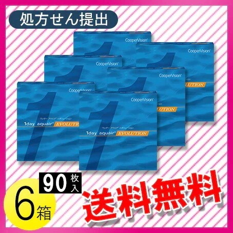 ワンデー アクエア エボリューション 90枚入6箱