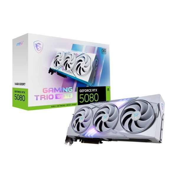 GeForce RTX 5080 16G GAMING TRIO OC WHITE ホワイト グラフィックボード