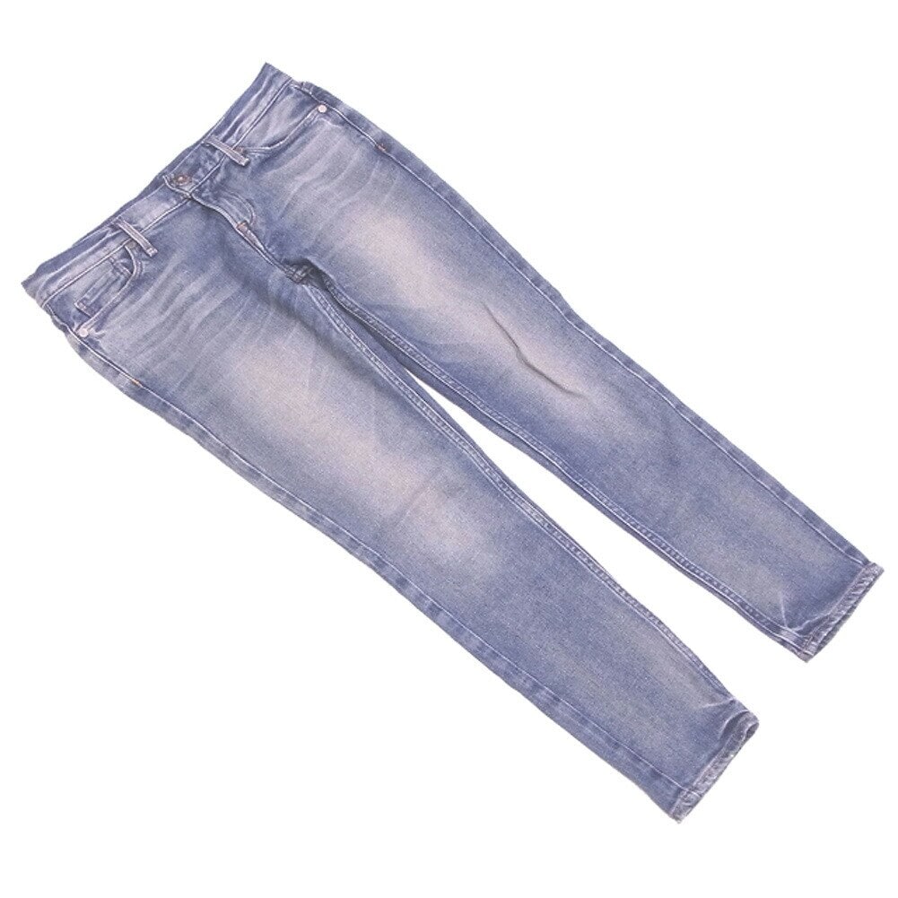 ジーンズ スキニー ウォッシュデニム 24サイズ ブルー シルバー 中古 8,275円