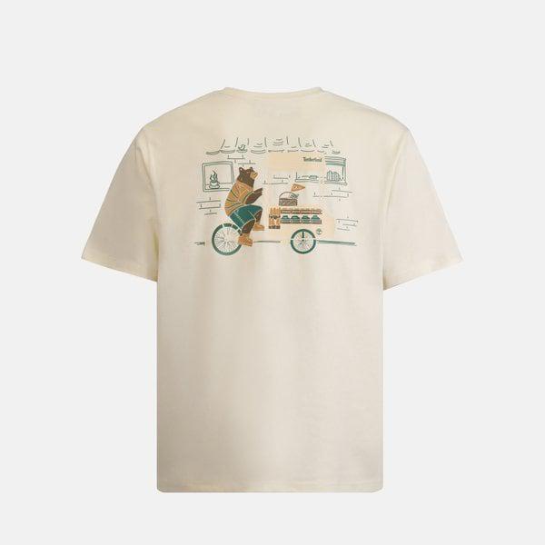 オールジェンダー ニュートラル ホワイト半袖Tシャツ A5RMM CM9