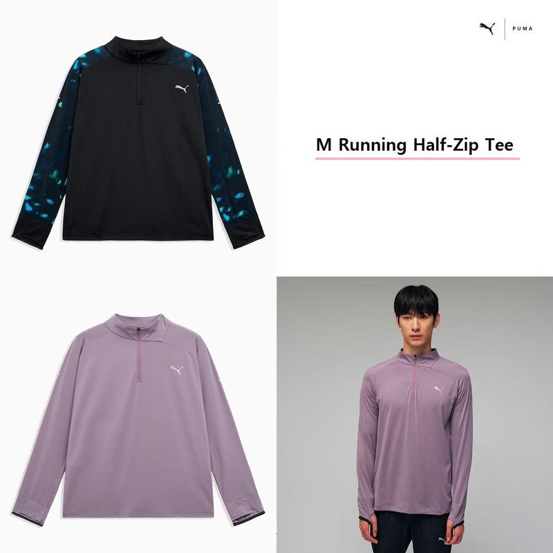 M ランニング ハーフジップ T 529500 - 01 02 M Running Half-Zip Tee