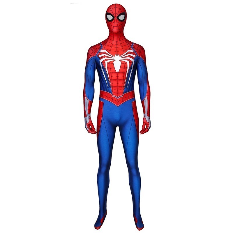スパイダーマン Ps4 タイト服ハロウィンメンズプリントストレッチタイツスパイダーマンジャンプスーツ