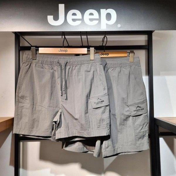 JEEP 男女兼用 スモールロゴ ウーブン ハーフパンツ_A JQ2PTU893