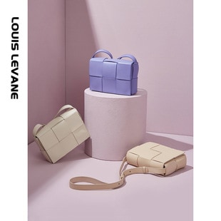 2021夏の新型本革女性カバンBV経典大格片肩斜股女包