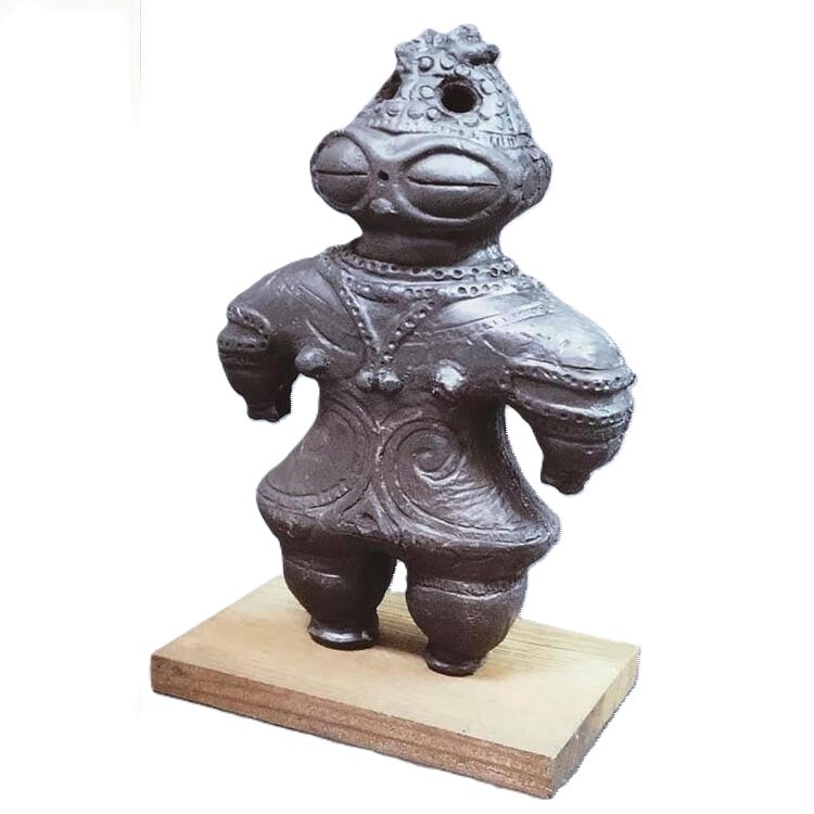 遮光器土偶 レプリカ 15cm 小池ろうそく店 JOMON 土偶 縄文 日本製 手作り陶芸品