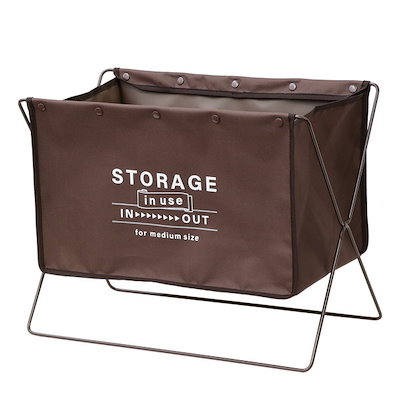 他サイト： セルフフロアーラック M幅47奥行28高さ37cm ブラウン 手荷物収納 ND-6122の商品画像