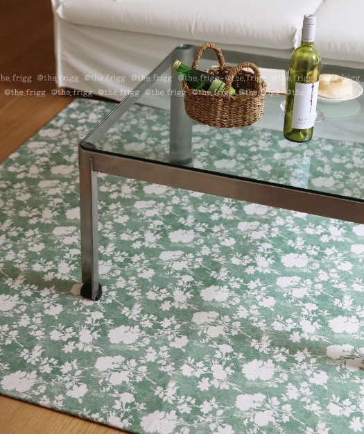 THE FRIGG サマーフローラル 防水ラグ