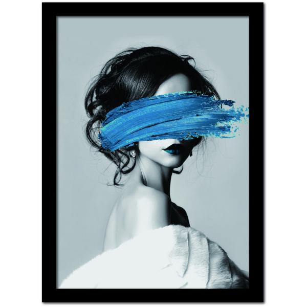 ファブリックパネル アートフレーム 飾り おしゃれ モード 壁掛け ウォールデコレーション 人物 コラージュ 芸術 現代アート A-Mode series 317x440mm 5,924円