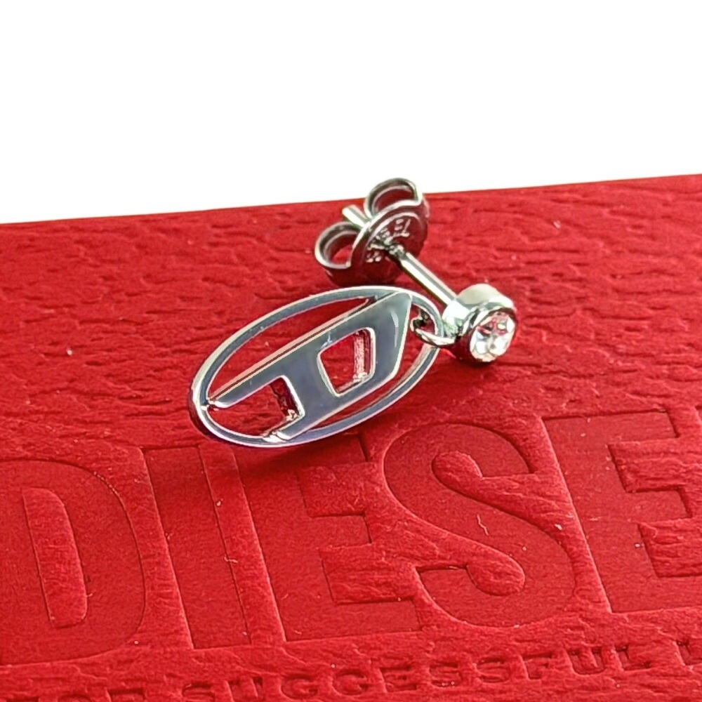 ディーゼル ピアス 片耳ピアス メンズ レディース DIESEL シルバー ステンレス ユニセックス ブランド アクセサリー おしゃれ ストリート系 メタルアクセ Y2K プレゼント 誕生日 記念日