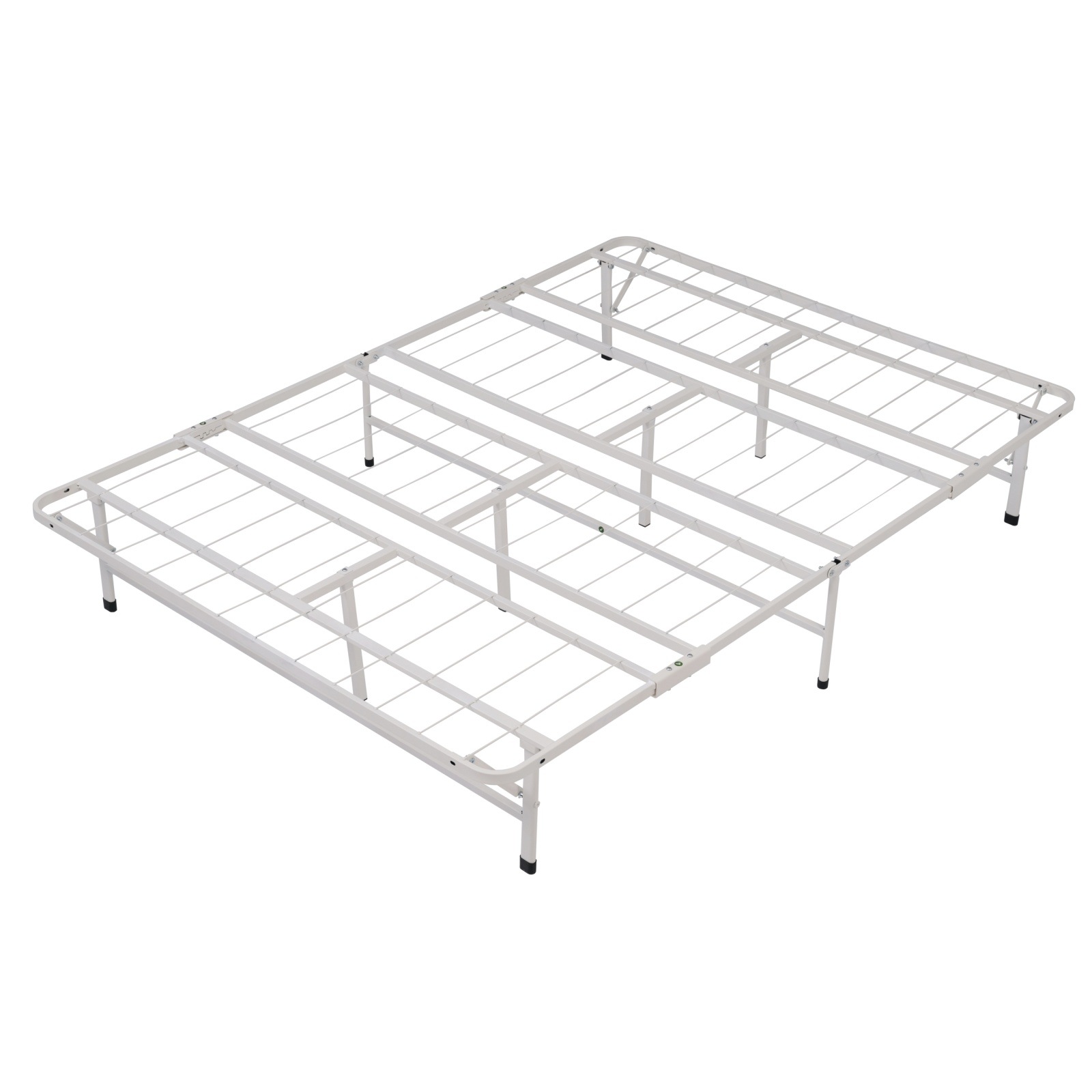 パイプベッド 折りたたみベッド シングル 下収納 ベッドフレーム コンパクト 耐荷重200kg 折畳ベッド 省スペース 一人暮らし 幅195cm×奥行120cm×高さ30cm ホワイト DJYC229