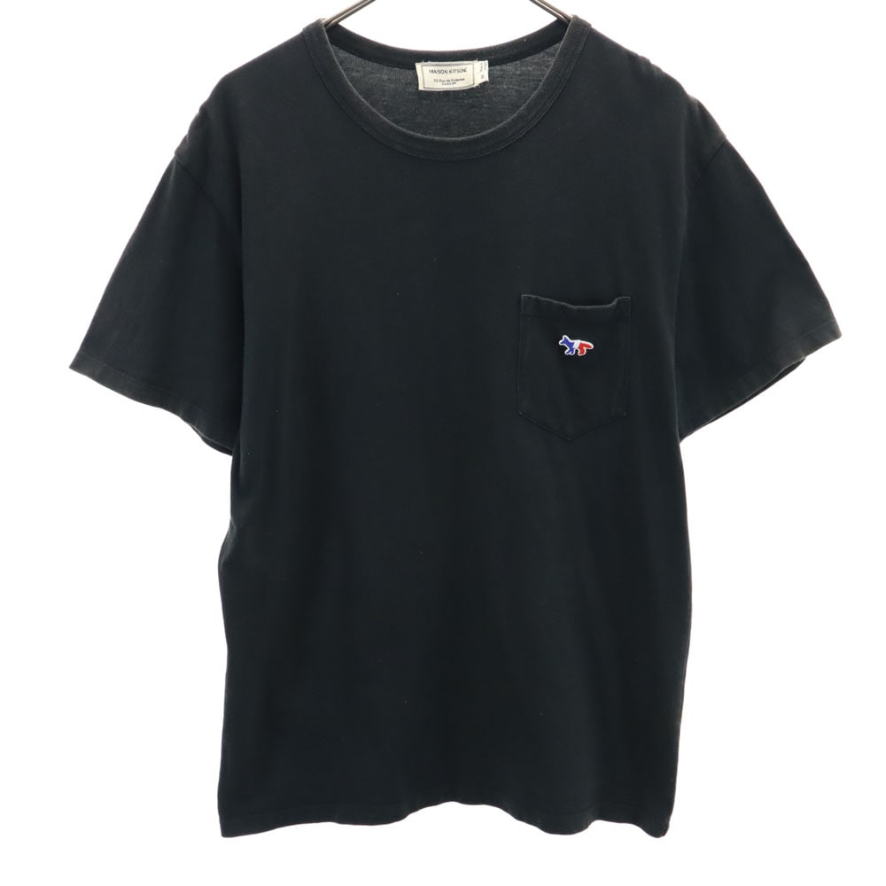 半袖 Tシャツ M ブラック系 ポケT メンズ