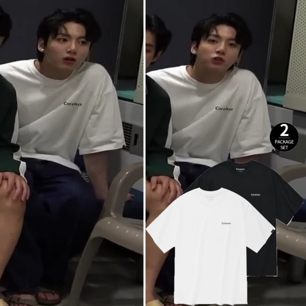 BTS JUNGKOOK 着用/クーポン贈呈/Essential Cool 2-PACK T-shirt/1+1/ユニセックス