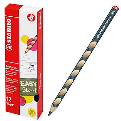 他サイト： スタビロ 鉛筆 イージーグラフ HB 右手用 12本 B322-HBの商品画像