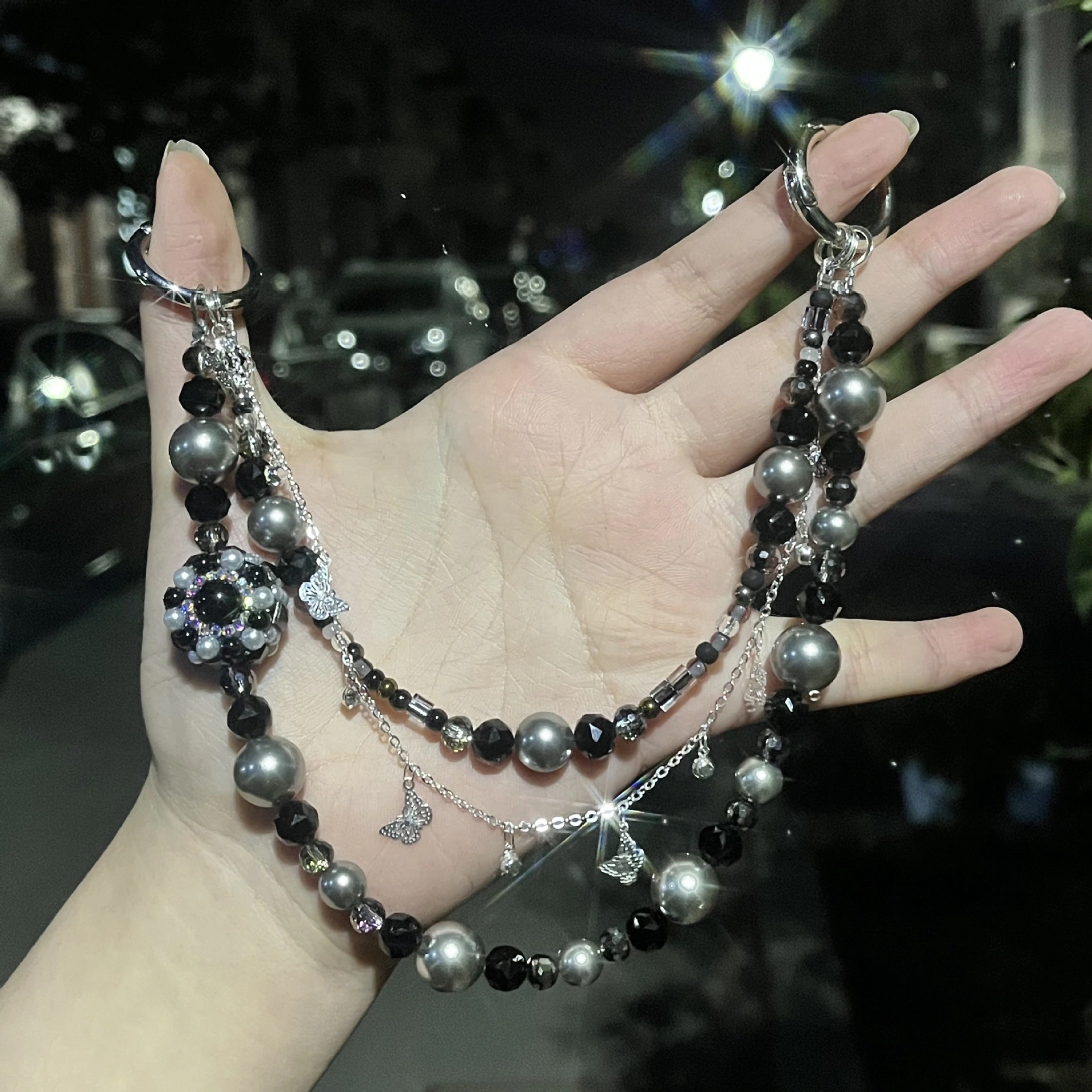 【デザインがきれいでユニーク】デザイナーのyuanguing Diyモバイルチェーンバッグパンツ汎用性の高いリッチウーマンチェーンマルチカラーブラインドボックスバッグパンツハンギングチェーン 22