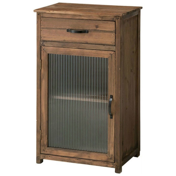 ガラスキャビネット 収納 CCR-108 ブラウン 11,381円