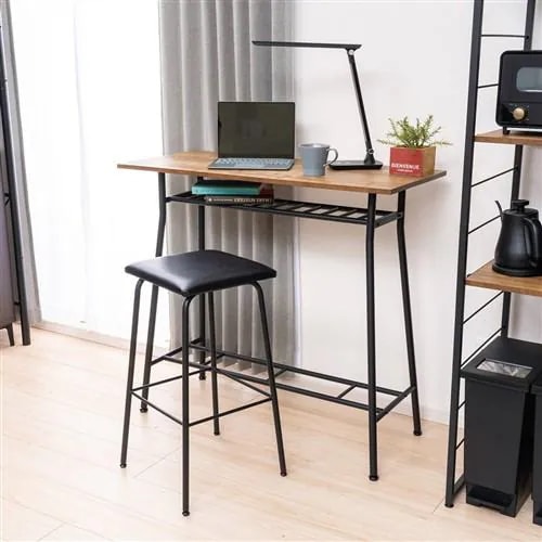 【在庫限り】ヤマダオリジナル ［幅105］カウンターテーブル 「YCT300036DBR105」 ダークブラウン【AR対応】